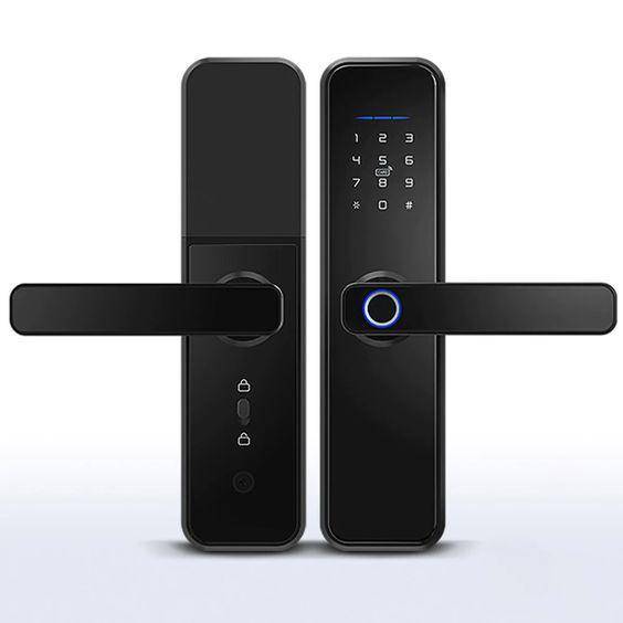 ilustrasi smart door lock (pinterest.com/The Connected Shop)