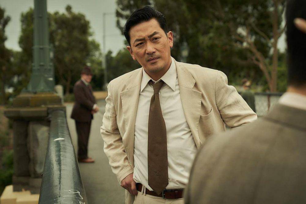cuplikan Ha Jung Woo di film Road to Boston (instagram.com/ba_enter)