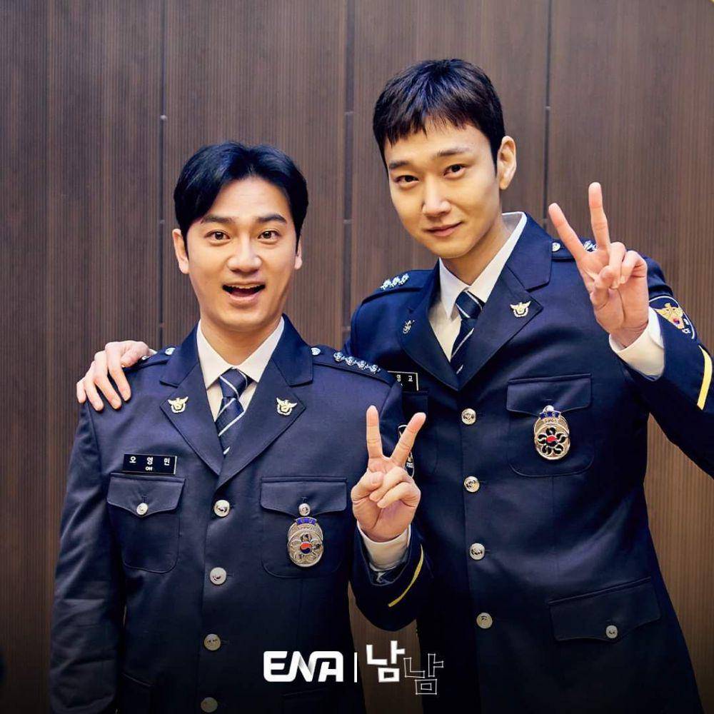 Yoon Seok Hyun dan Yu Bee di balik layar Not Others (instagram.com/channel.ena.d)