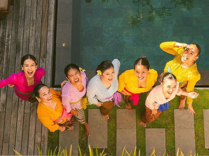 pemotretan Maudy Ayunda di bridal shower sahabat (instagram.com/maudyayunda)
