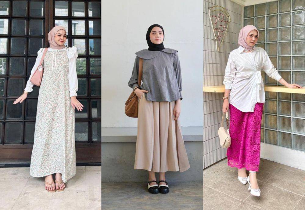 OOTD hijab minimalis (instagram.com/alfisrg)