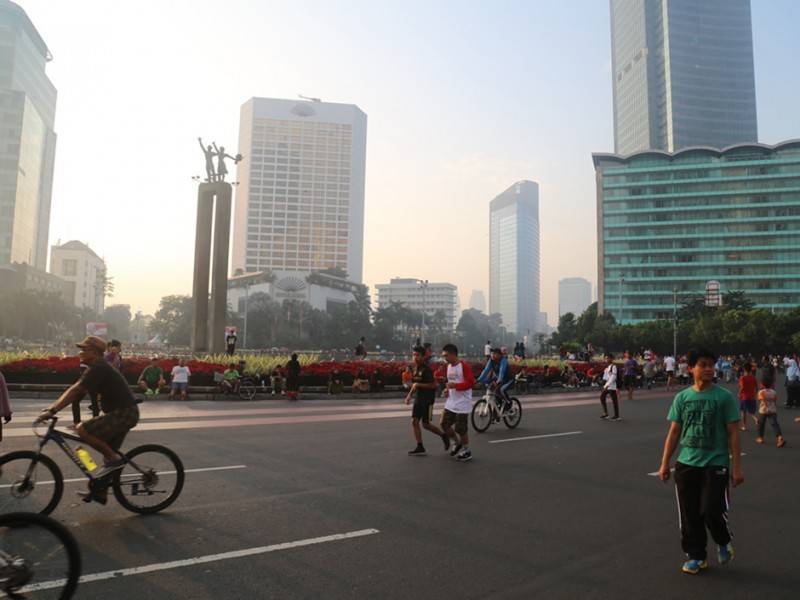 ilustrasi car free day (corona.jakarta.go.id)