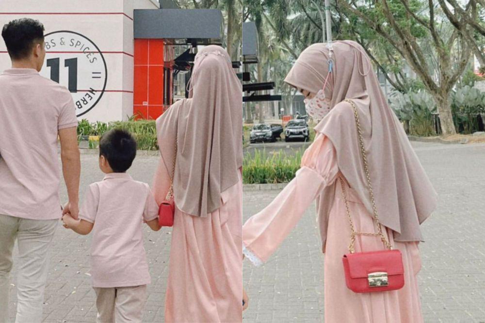 7 Potret Larissa Chou Diduga Pamer Cowok Baru, Minta Izin sama Anak
