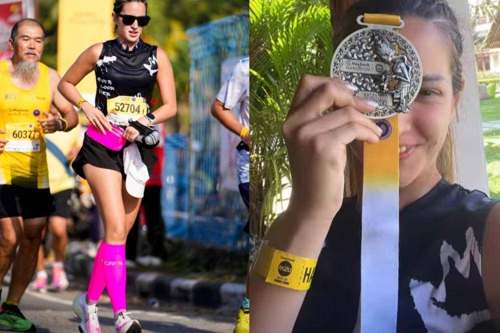 Nia Ramadhani Marathon di Bali (Instagram.com/ramadhaniabakrie)