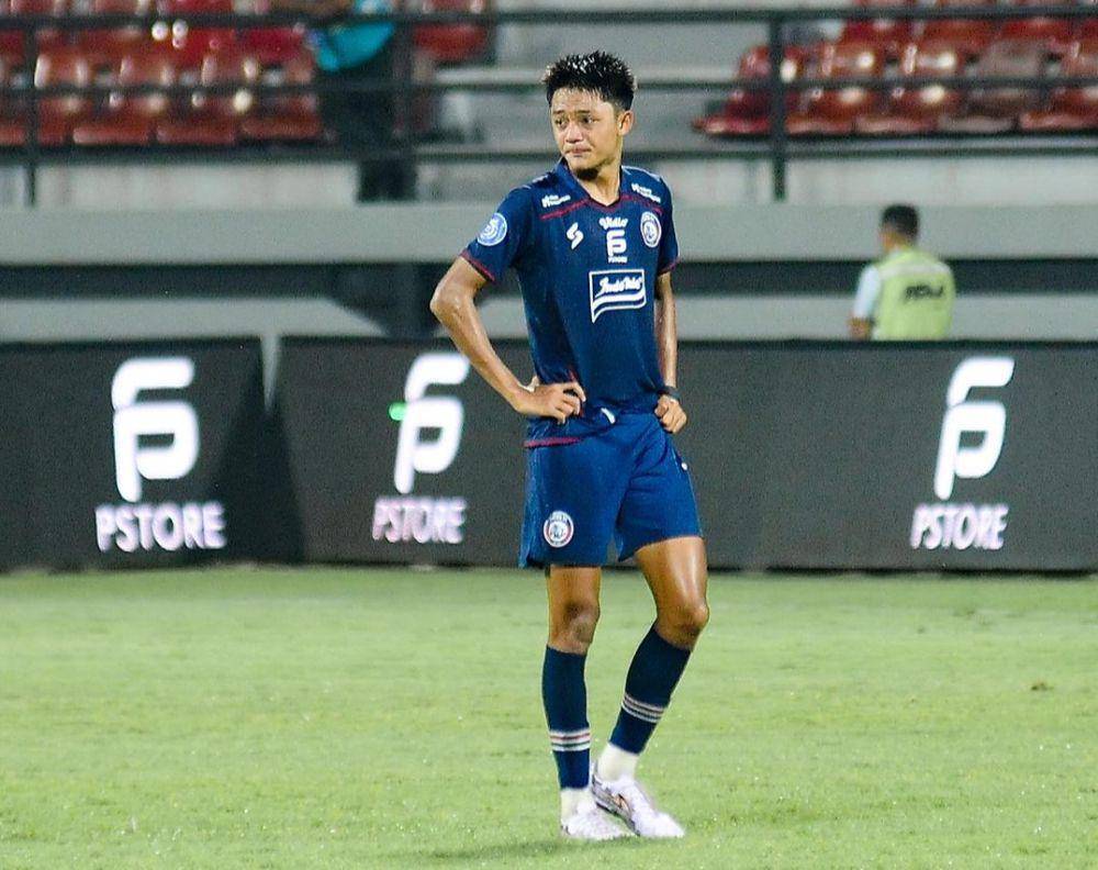 Achmad Maulana saat berseragam Arema FC. (Instagram/@achmad19m)