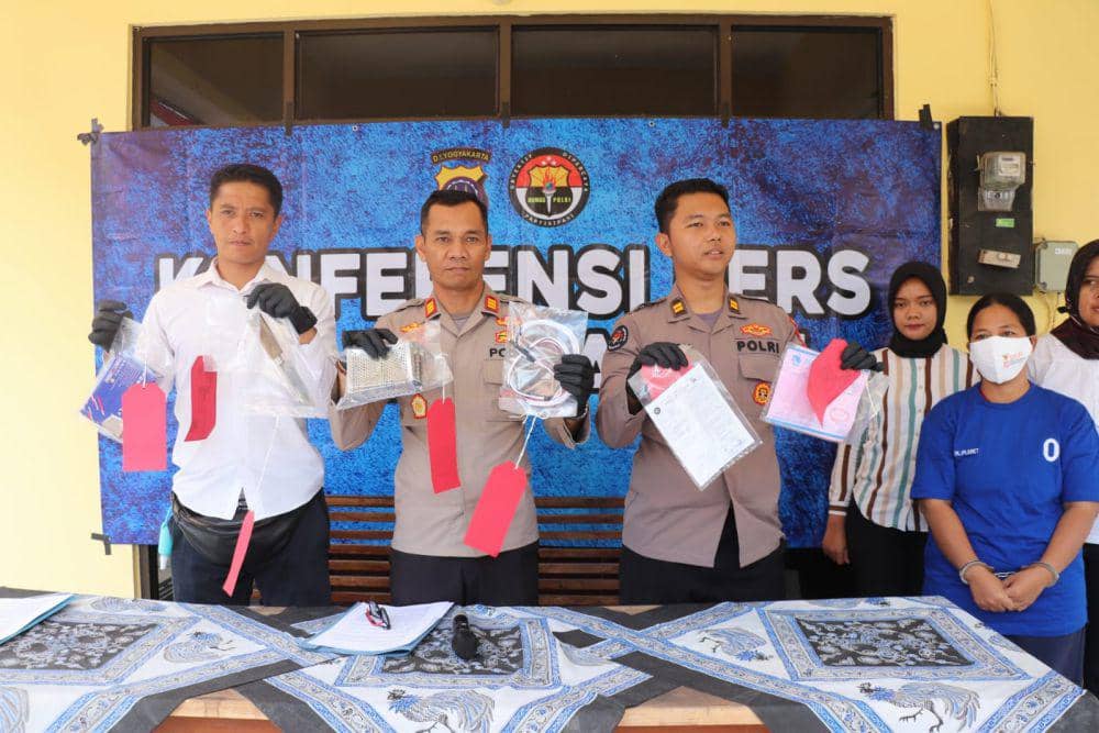 ART di Bantul Gasak Kalung Emas dan Uang Mantan Majikan