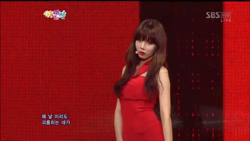 HyunA (dok. SBS/Inkigayo)