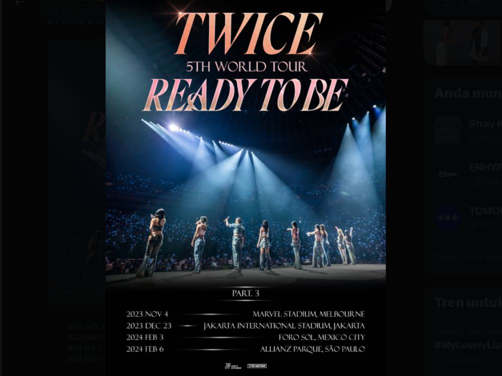 potret TWICE (twitter.com/JYPETWICE)