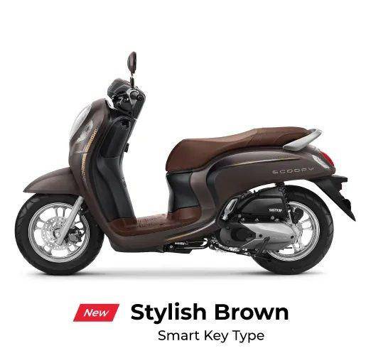 Scoopy Stylish Brown (astra-honda.com)