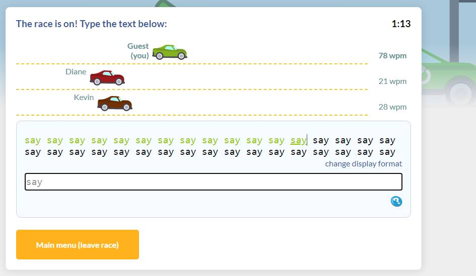 contoh universe TypeRacer (dok. pribadi/Helmi Elena)