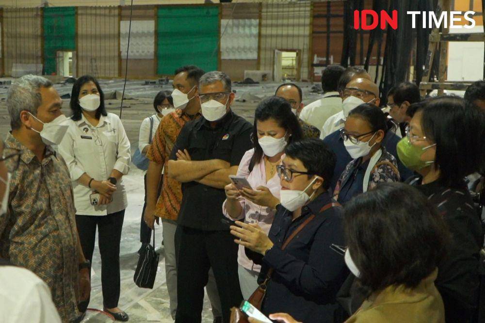 Persiapan KTT ke-43 ASEAN 2023. (IDN Times/Gilang Pandutanaya)