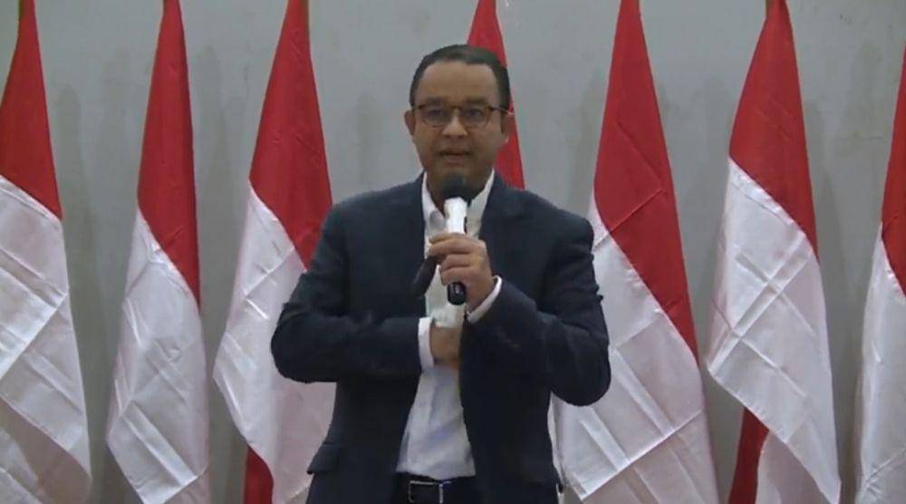 Bakal capres dari Koalisi Perubahan untuk Persatuan (KPP), Anies Baswedan ketika memberikan kuliah kebangsaan di FISIP UI. (Tangkapan layar YouTube FISIP UI)