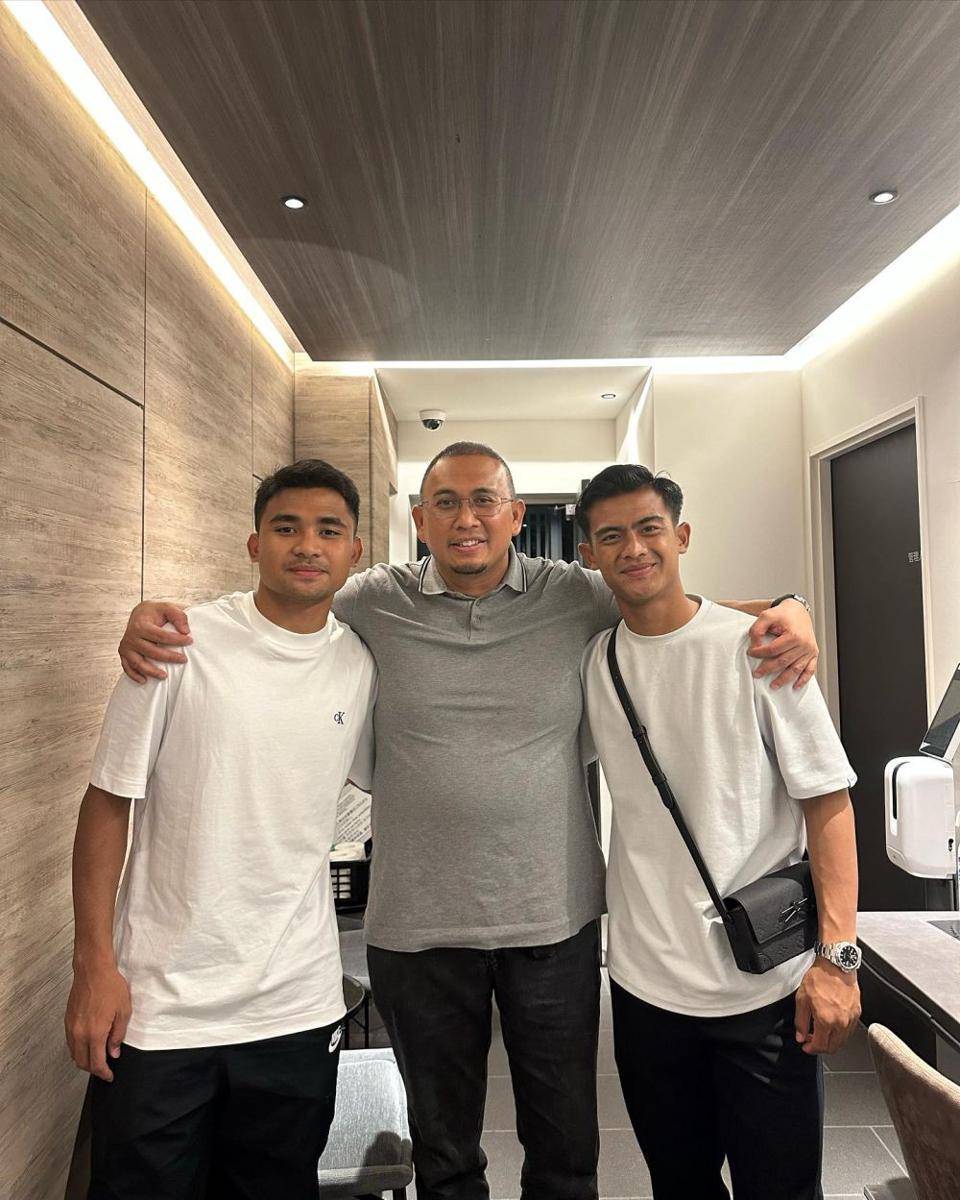 Pratama Arhan dan mertua (instagram.com/andre_rosiade)