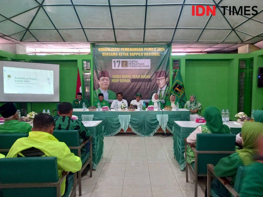 Konsolidasi Bappilu DPW PPP DIY, di Kantor DPW PPP DIY, Selasa (29/8/2023). (IDN Times/Herlambang Jati Kusumo)