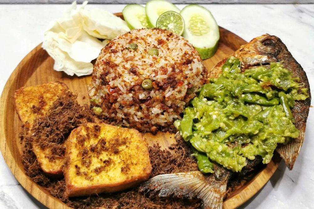 Ilustrasi nasi tutug oncom (instagram.com/mpokmuybekasi)