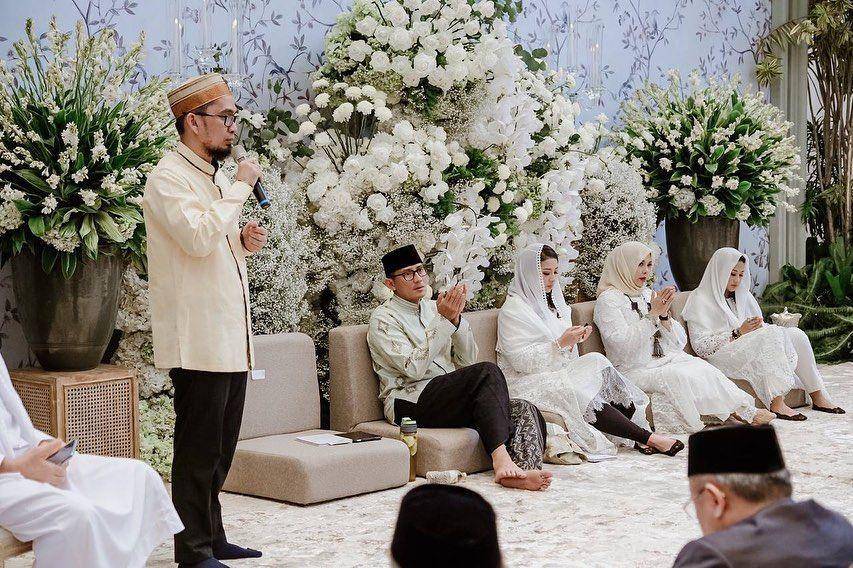 Dekorasi pengajian. (instagram.com/sandiuno)
