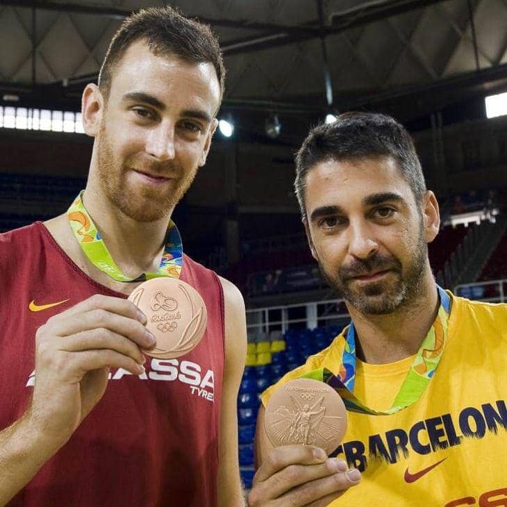 Victor Claver dan Juan Carlos Navarro. (instagram.com/victorclaver)