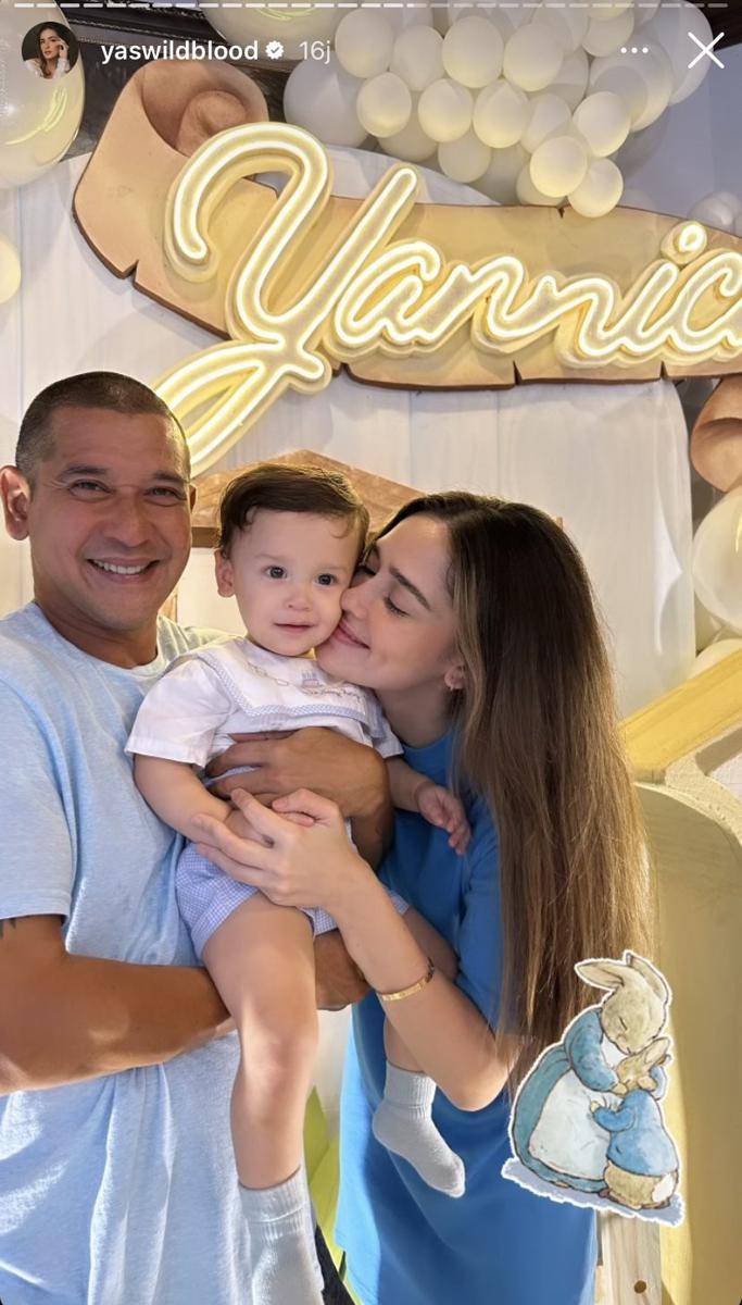 potret ulang tahun ke-1 Yannick, anak Yasmine Wildblood (Instagram.com/yaswildblood)