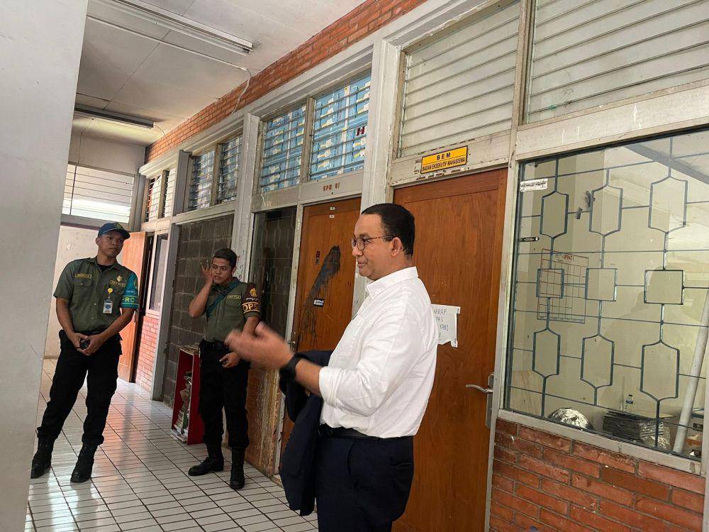 Bacapres Koalisi Perubahan untuk Persatuan Anies Baswedan sambangi Markas BEM UI. (Dok. IDN Times/istimewa)