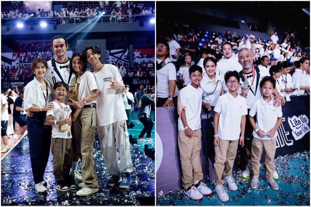 8 Potret Pemain 'Bahkan Voli' Bersama Istri dan Anak, Bikin Bangga!