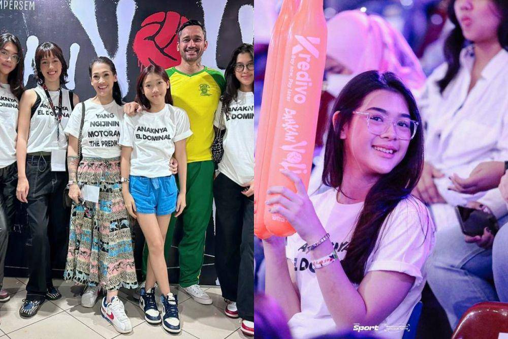 potret anak-anak Tora Sudiro dukung sang ayah tanding voli (instagram.com/t_orasudi_ro)