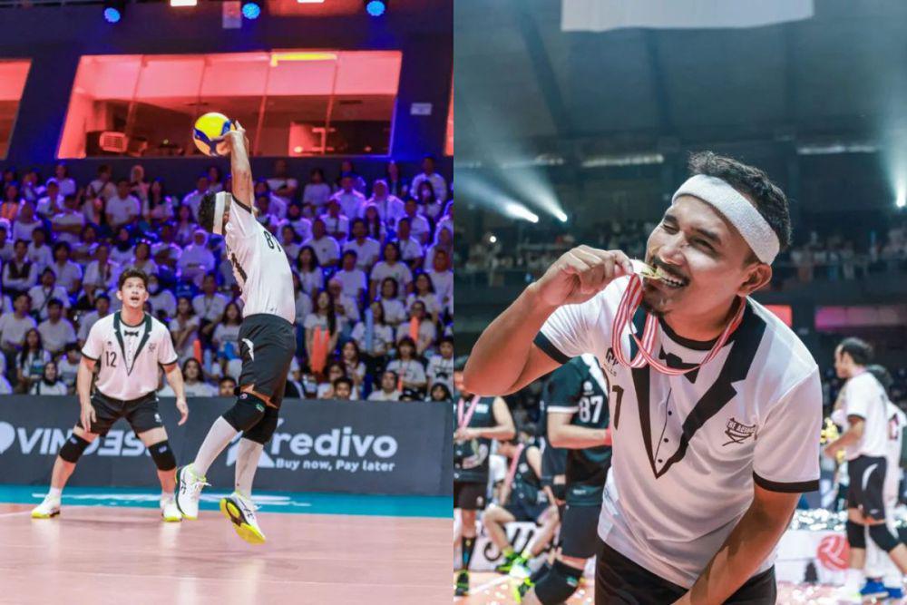 7 Potret Tanta Ginting Bermain Voli, Disebut Setter Terbaik!