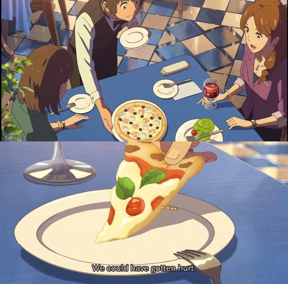 pizza (dok. CoMix Wave Films/Your Name)