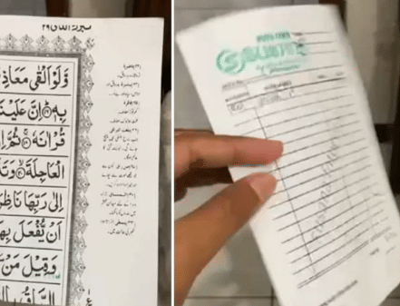 Heboh Nota Pembelian Pakai Kertas Al Quran di Bondowoso