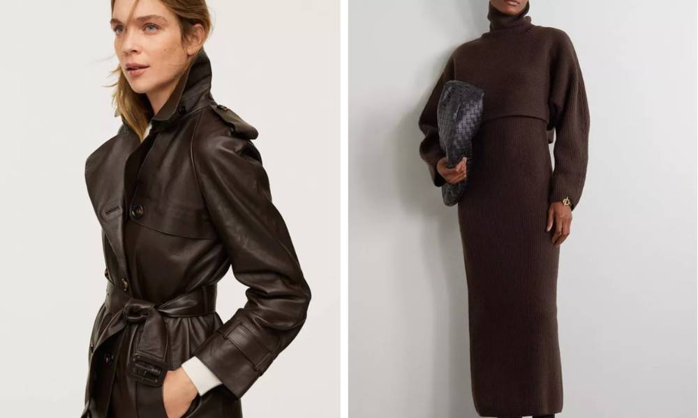 Wanita memakai baju cokelat. (sheerluxe.com)