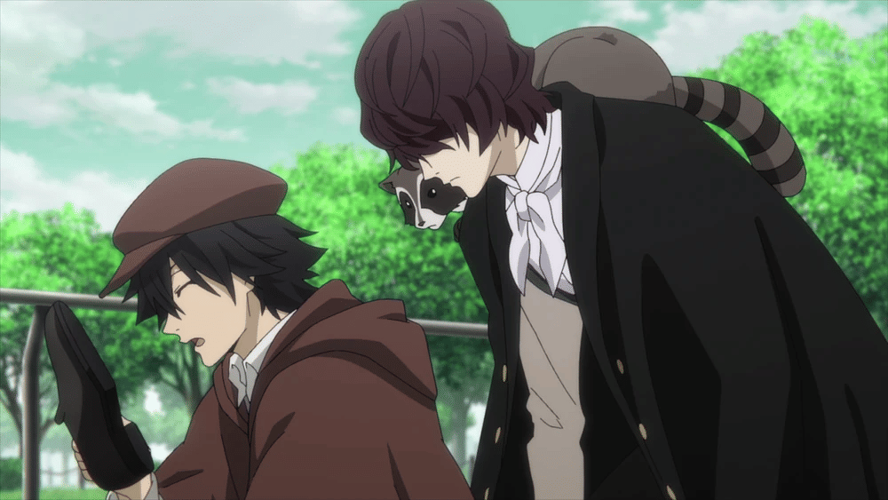 Ranpo Edogawa dan Edgar Allan Poe (dok. Bones/ Bungou Stray Dogs)