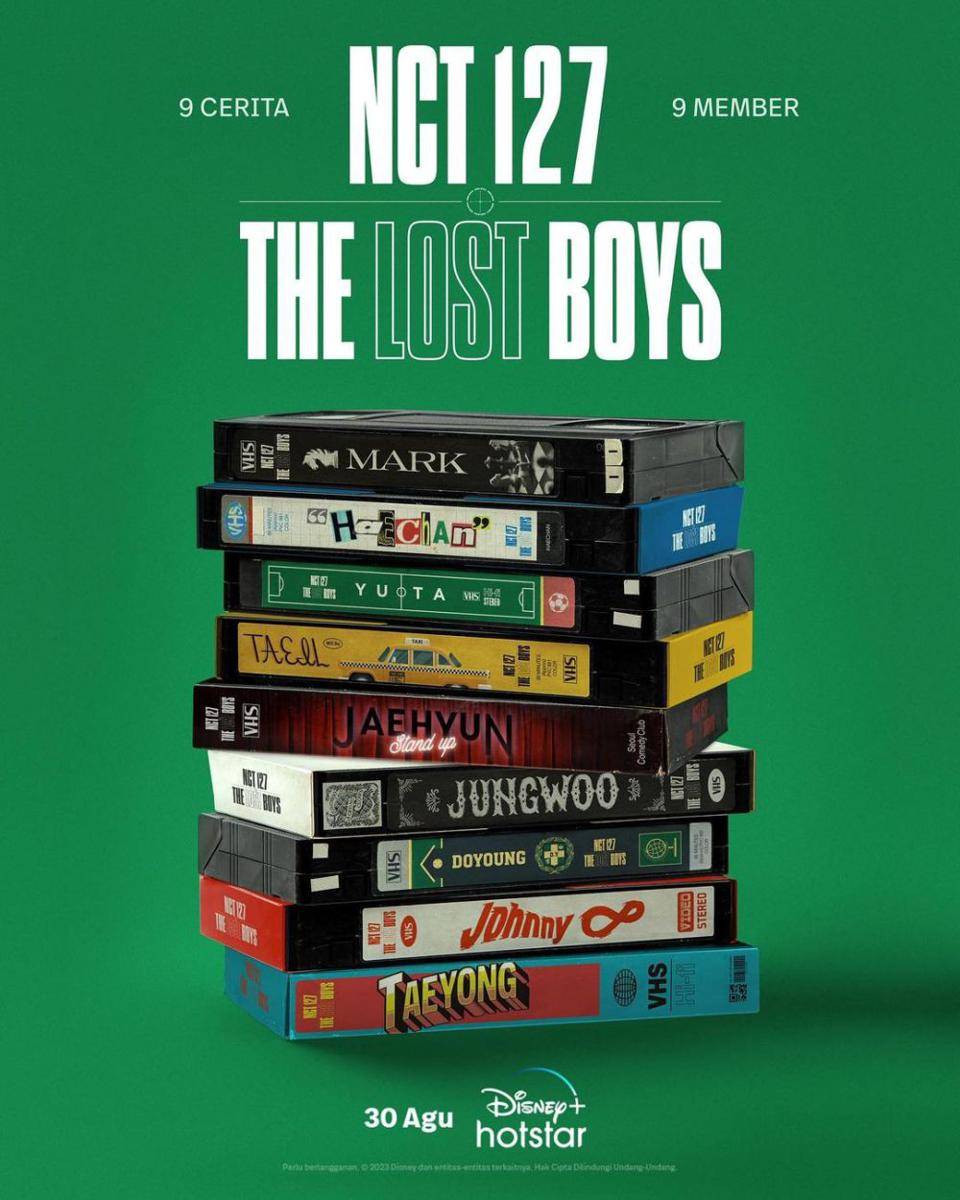 poster film dokumenter NCT 127: The Lost Boys (dok. Disney+)