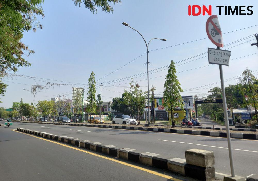 Motor Melintas di Underpass Kentungan Siap-siap Kena Tilang