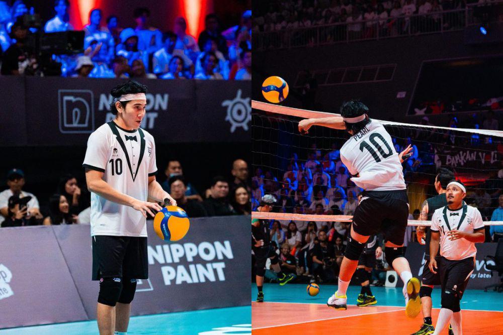 7 Potret Vino Bastian Bermain Voli, Punya Jump Smash Keren!