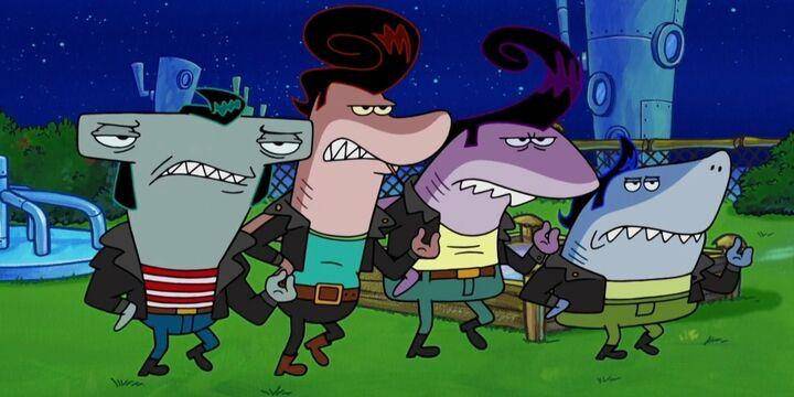 The Sharks (dok. Nickelodeon/SpongeBob SquarePants)