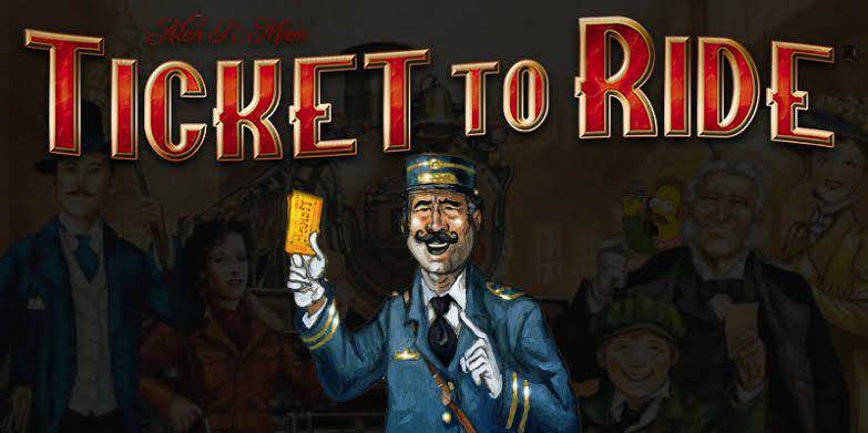 ilustrasi board game Ticket to Ride (boardgamearena.com)