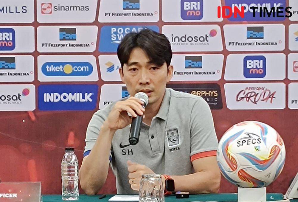 Pelatih Korea Selatan U-17, Byun Sung Hwan. (IDN Times/Tino).