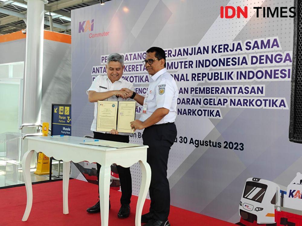 Cegah Penumpang Bawa Narkoba, KAI Commuter Kerja Sama dengan BNN