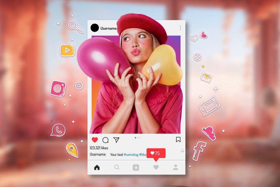 ilustrasi postingan Instagram (freepik.com/Freepik)
