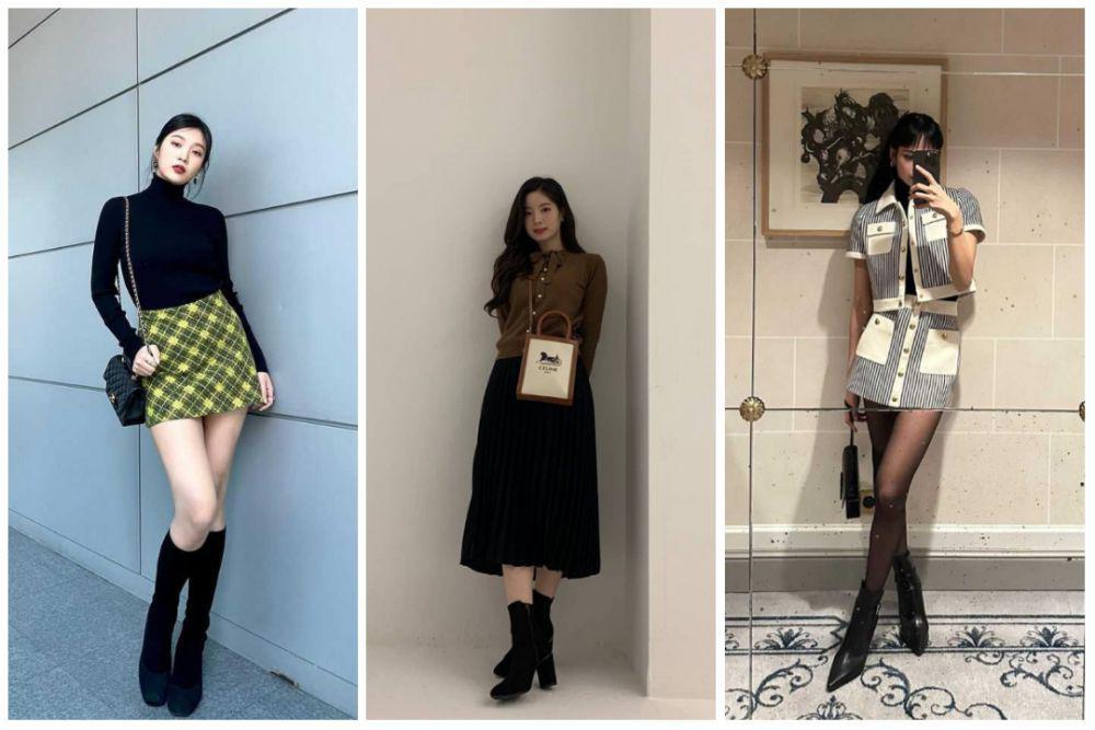 10 Inspirasi Gaya Edgy dengan Boots ala Idol Korea