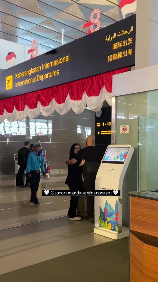 potret Rachel Amanda berangkat ke Belanda (instagram.com/auroramanda95)