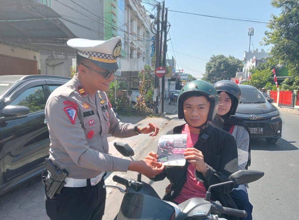 Sosialisasi kegiatan Operasi Zebra 2023 di wilayah hukum Polres Gowa. (Dok. Polres Gowa)