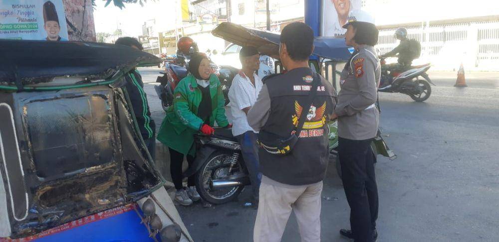 Polres Gowa sosialisasikan kegiatan Operasi Zebra Pallawa 2023 yang digelar serentak di Sulsel pada 4-17 September 2023. (Dok. Polres Gowa)