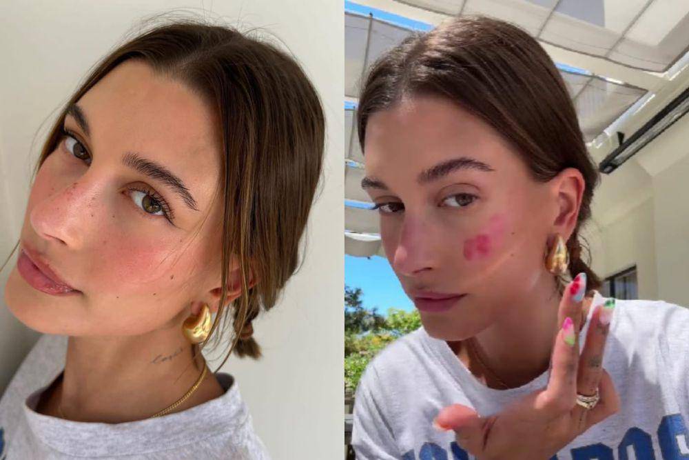 5 Tips Aplikasikan Strawberry Makeup ala Hailey Bieber, Mudah Banget!