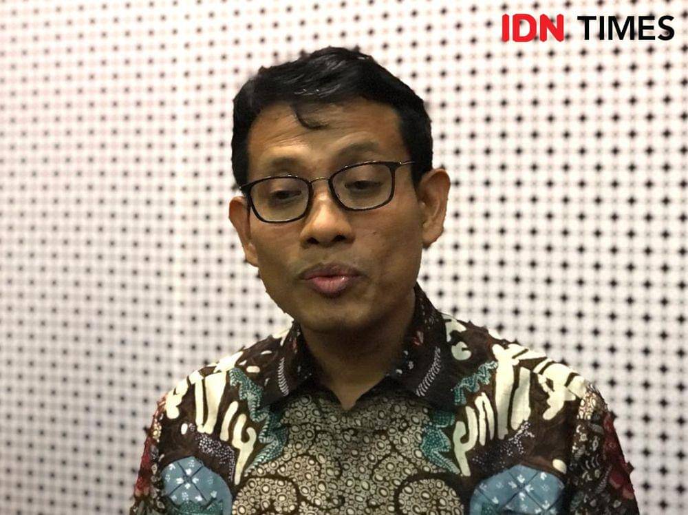 Staf Ahli Bidang Organisasi, Birokrasi, dan Teknologi Informasi Kementerian Keuangan (Kemenkeu), Sudarto. (IDN Times/Dhana Kencana)