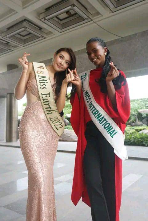 Potret Kompilasi Kunjungan Miss Earth 2022 Mina Sue Choi ke India (Facebook.com/Miss International)