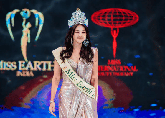 Potret Kompilasi Kunjungan Miss Earth 2022 Mina Sue Choi ke India (Instagram.com/divinegroupindia)