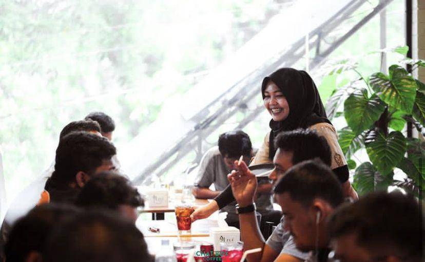 Suasana di Kafe Chat Box Coffee (instagram @chatboxcoffee)