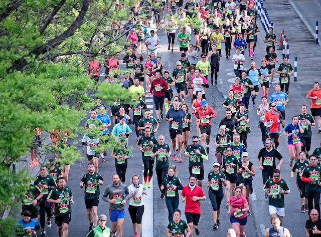 Ilustrasi pelari marathon (unsplash.com/Miguel A Amutio)