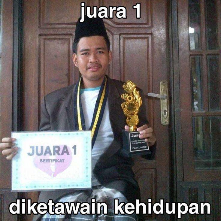 Meme juara satu (twitter.com/txtdarigajelas)