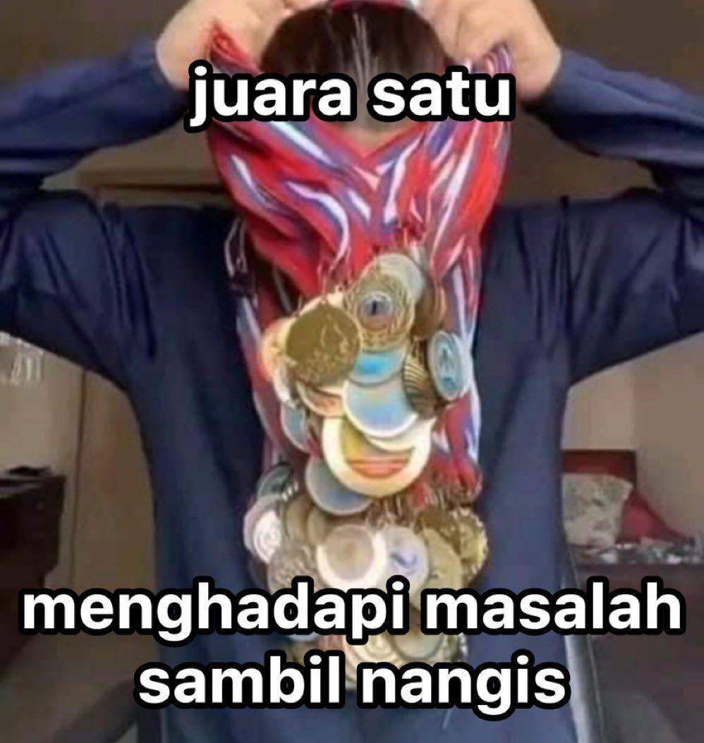 Meme juara satu (twitter.com/txtdarigajelas)